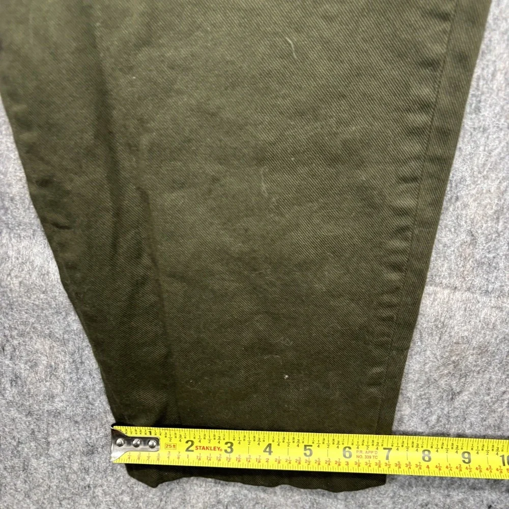 UNIQLO Trouser Pants Men's‎ Large Green Stretch Drawstring Baggy